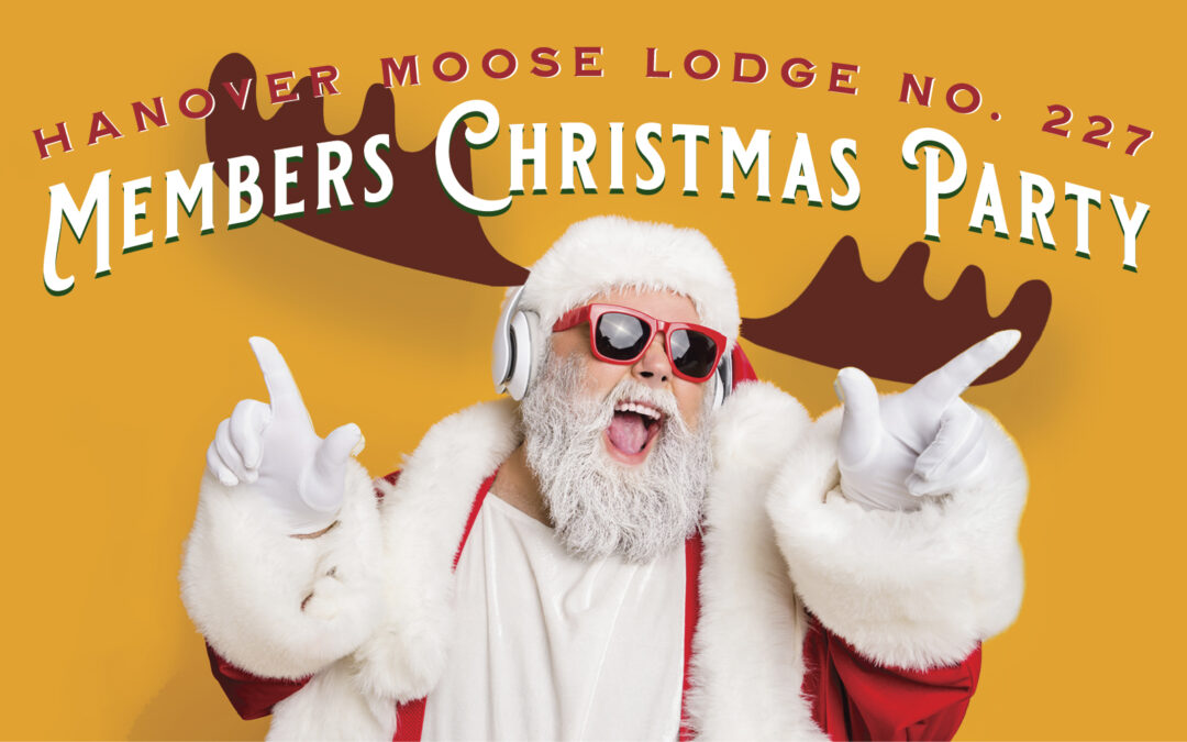 Moose Members Christmas Party graphic